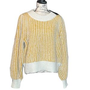 Vero Moda Juliette, O Neck, Balloon Sleeve Cropped‎ Sweater, Size 3X, NWT